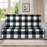 Black and White Buffalo Check Furniture Slipcovers Large Pattern