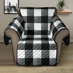 Black and White Buffalo Check Furniture Slipcovers Large Pattern