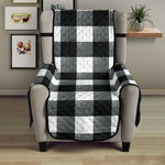 Black and White Buffalo Check Furniture Slipcovers Large Pattern