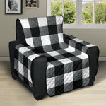 Black and White Buffalo Check Furniture Slipcovers Large Pattern