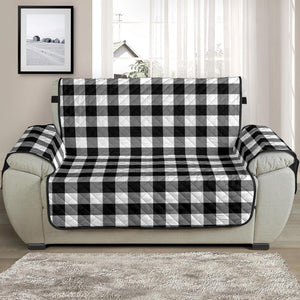 Buffalo plaid best sale sofa cover