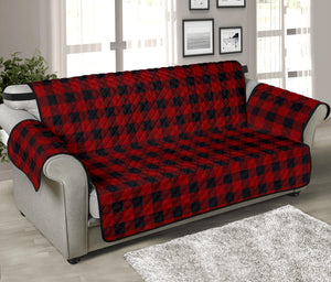 Red and Black Buffalo Plaid Furniture Slipcovers