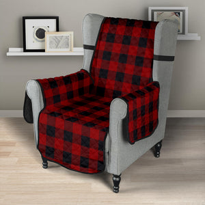 Red and Black Buffalo Plaid Furniture Slipcovers