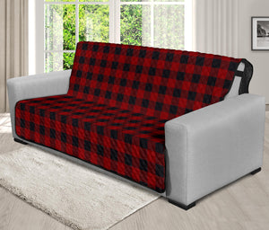 Red and Black Buffalo Plaid Furniture Slipcovers