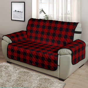 Red and Black Buffalo Plaid Furniture Slipcovers