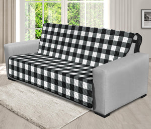 Black and White Buffalo Check Furniture Slipcover Protectors Small Pattern