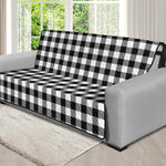 Black and White Buffalo Plaid Furniture Slipcovers - RusticDecorShop