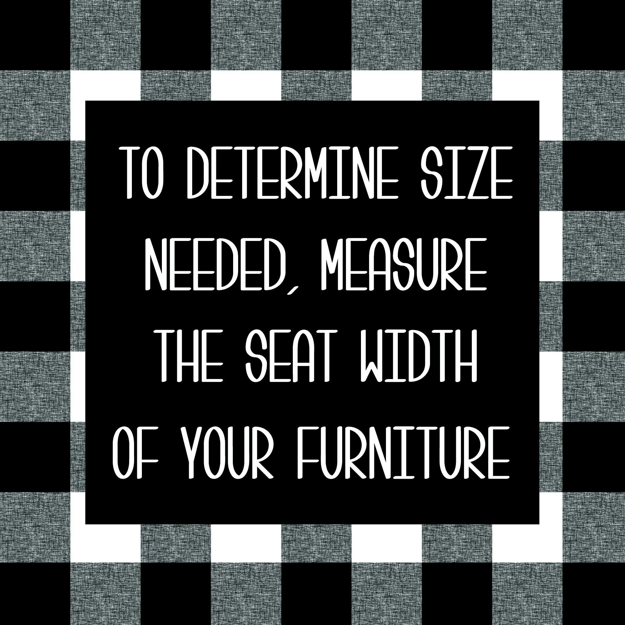 Gray and Black Plaid Deer Theme Rustic Furniture Slipcovers - RusticDecorShop